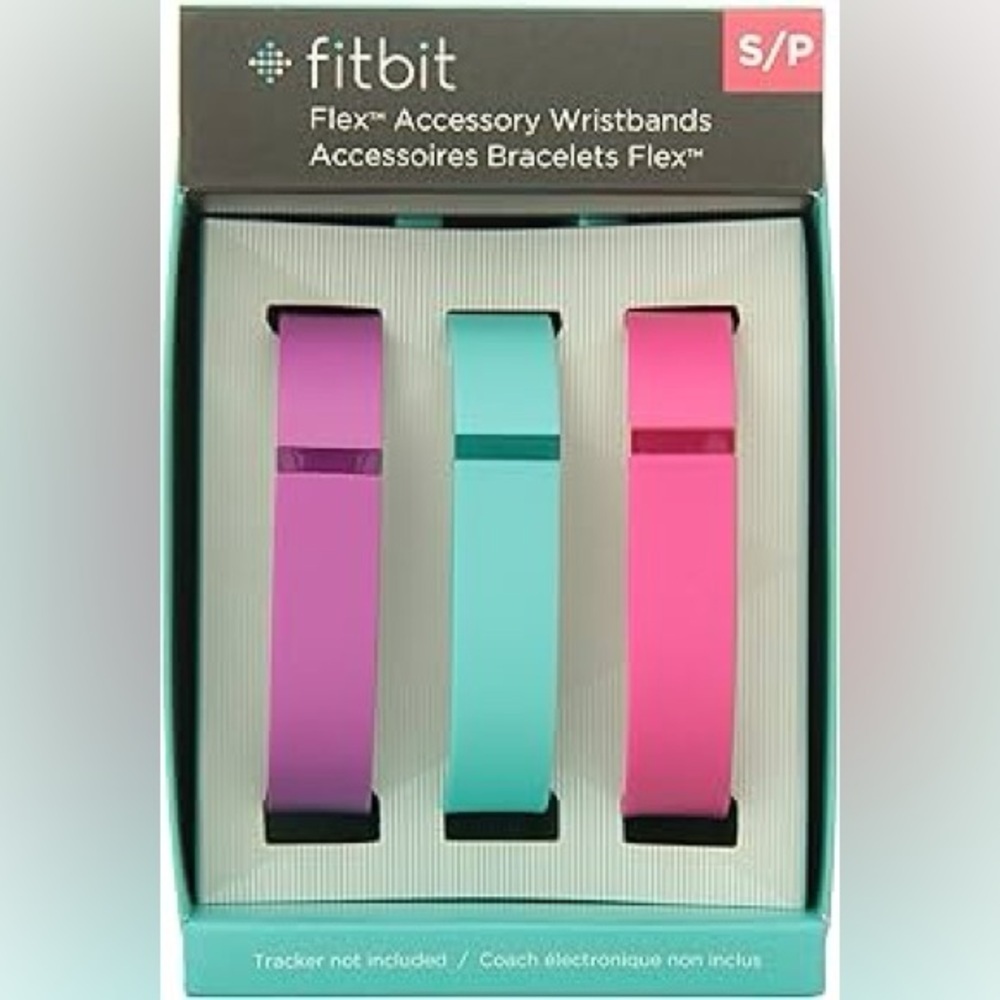 NWT Fitbit Purple Blue Flex Accessory Wristband Small